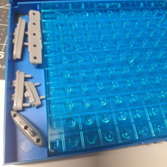 1970s Battleship Replacement Pieces Blue Boats Pegs Travel‎ Aircraft Carrier - Picture 3 of 6